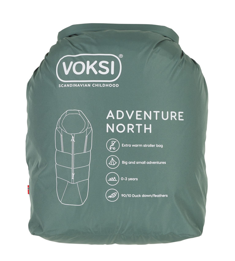 Voksi Fußsack Adventure North Dark Sea Green Tasche