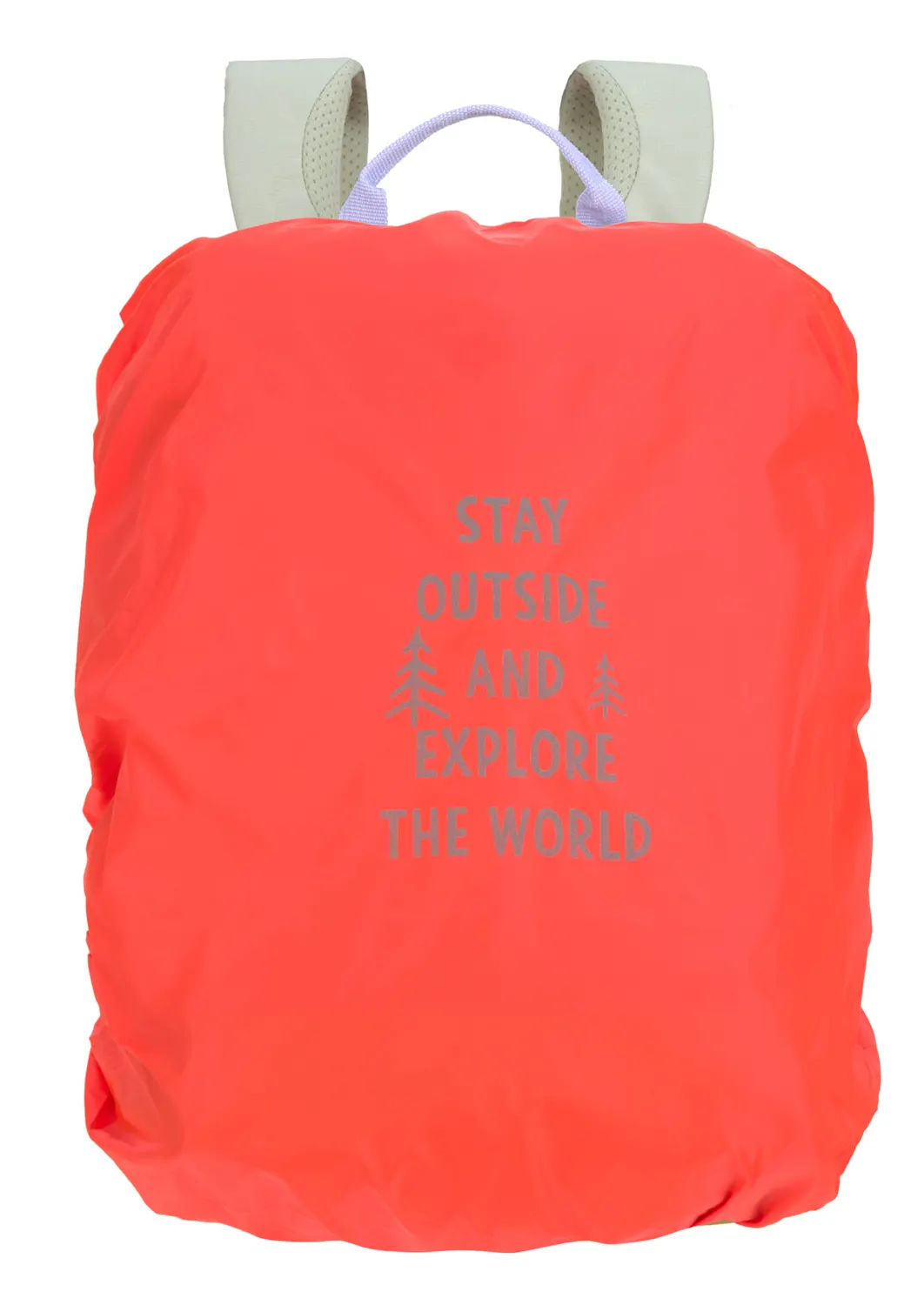 Lässig Kinderrucksack outdoor rosa Regenverdeck