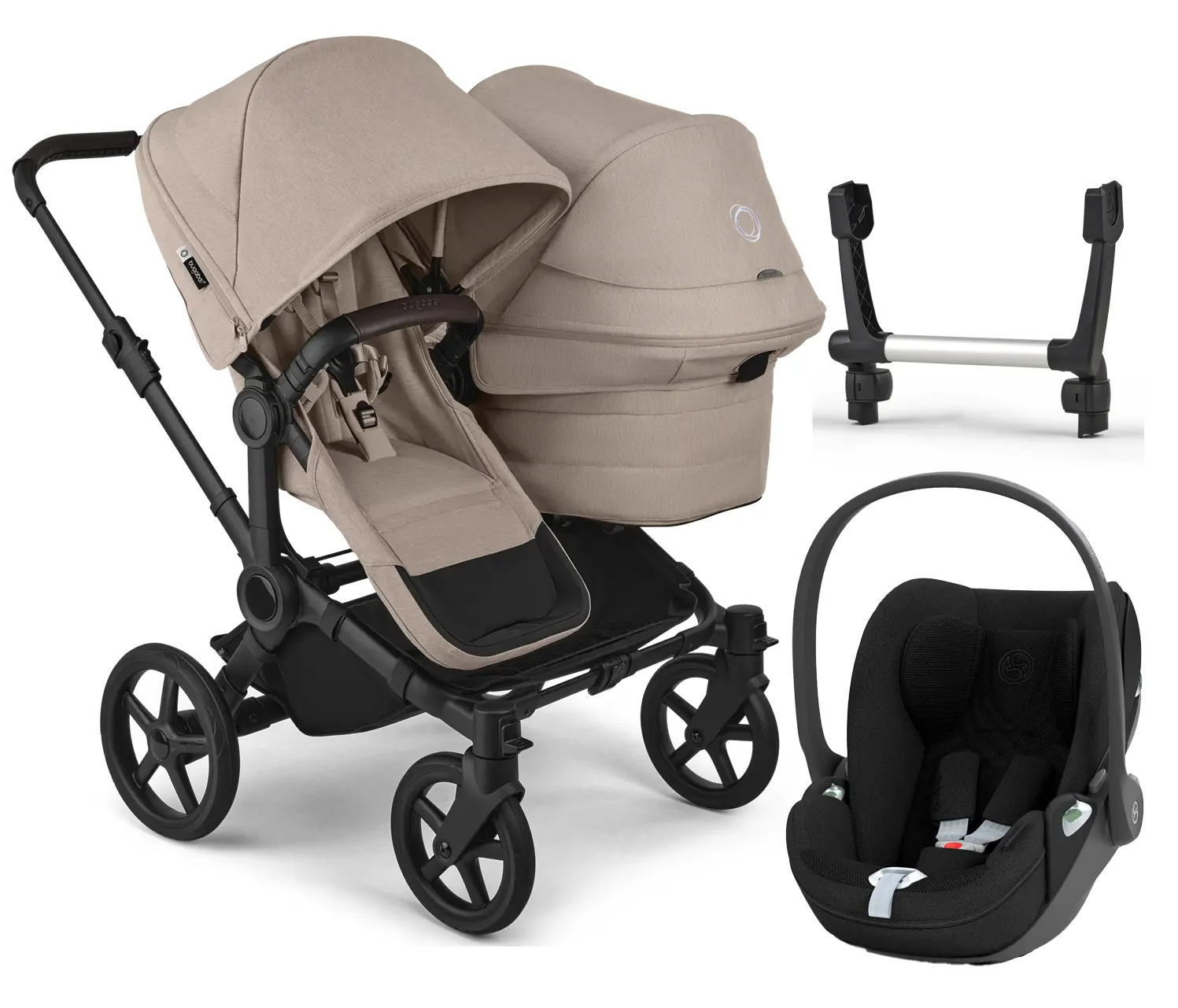 bugaboo donkey 6 dou cloud t set desert taupe