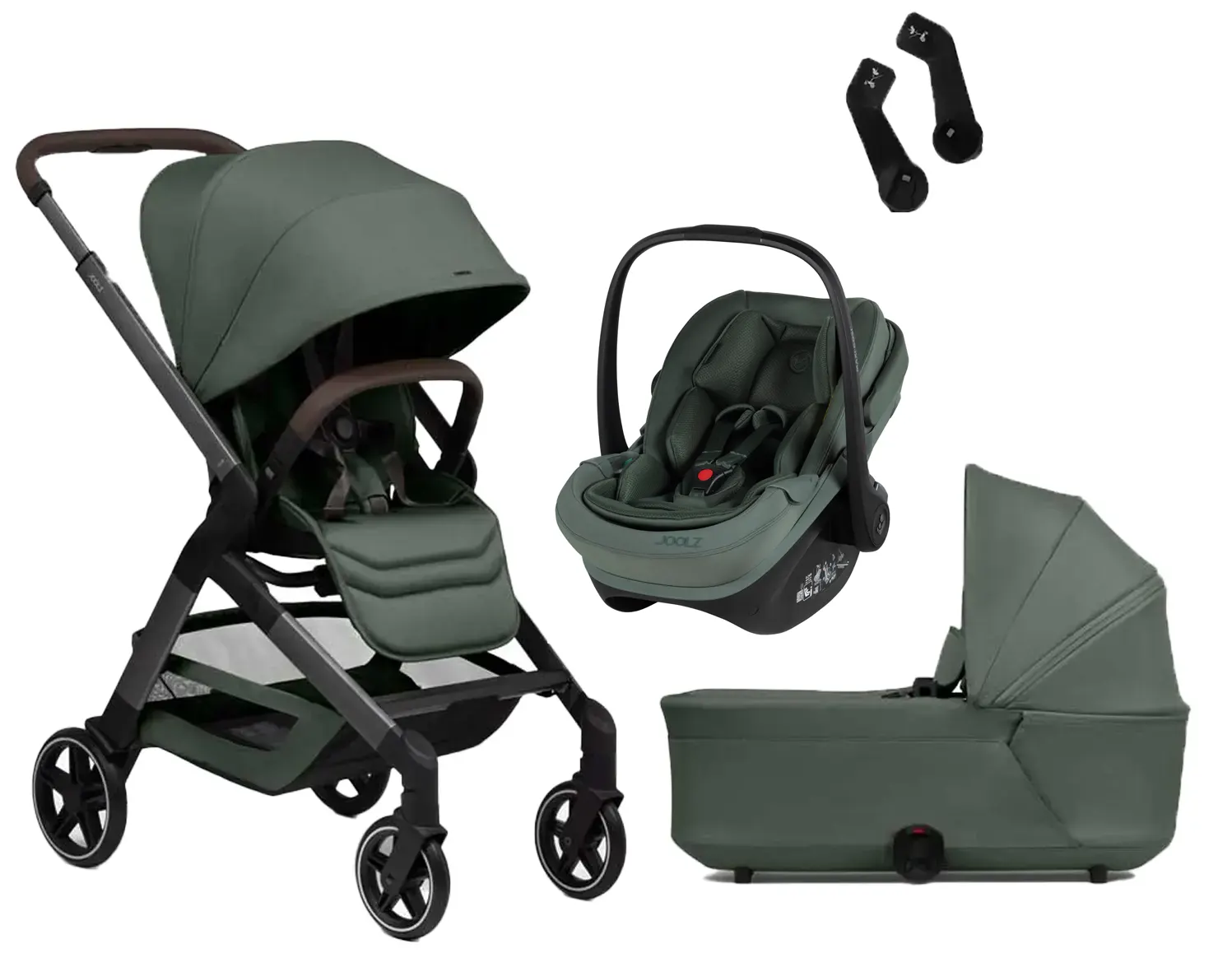 joolz hub 2 kinderwagen 3 1 set slide pro forest green