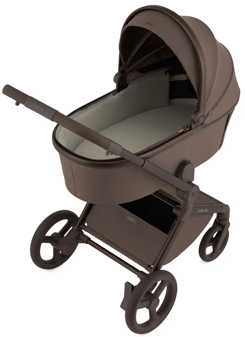 Anex Flo Kinderwagen braun Babywannen Innen