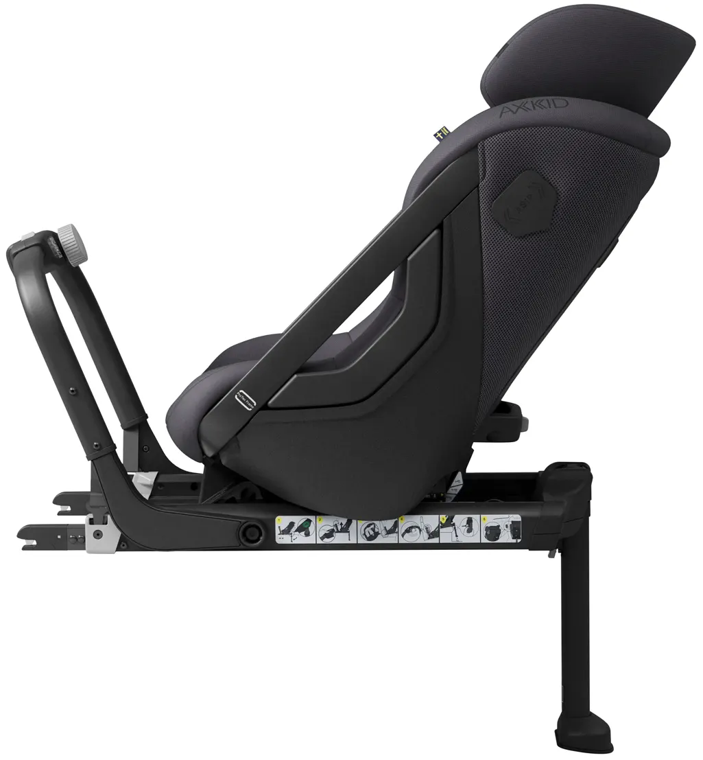 Axkid One 3 Kindersitz grau seitliche Ansicht