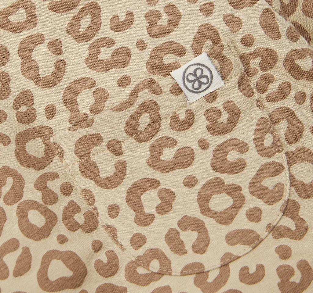 Cloby UV Langarmshirt leopard brown