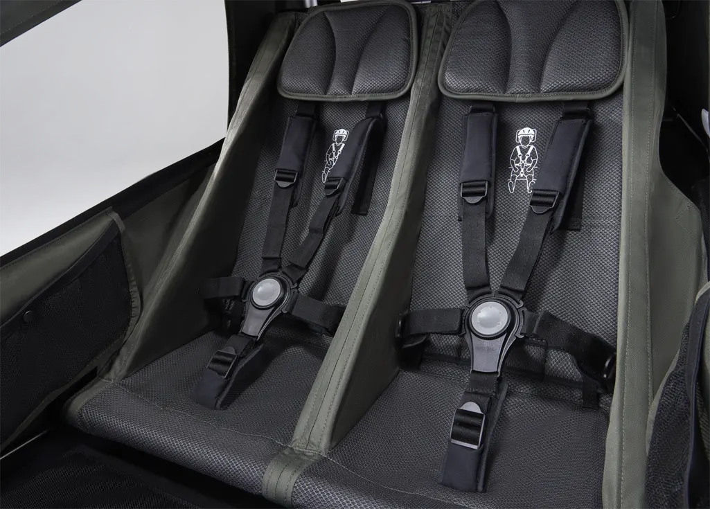 Croozer Kid Ellma 2 Fahrradanhänger Sitze