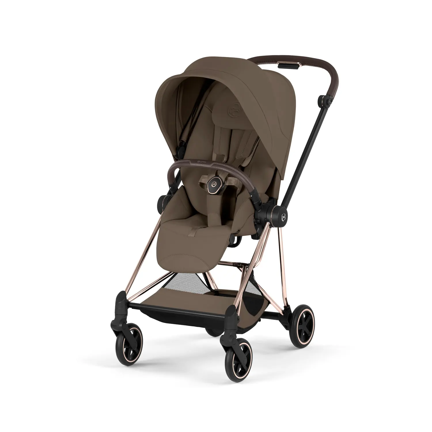 cybex mios style buggy rosegold coconut brown