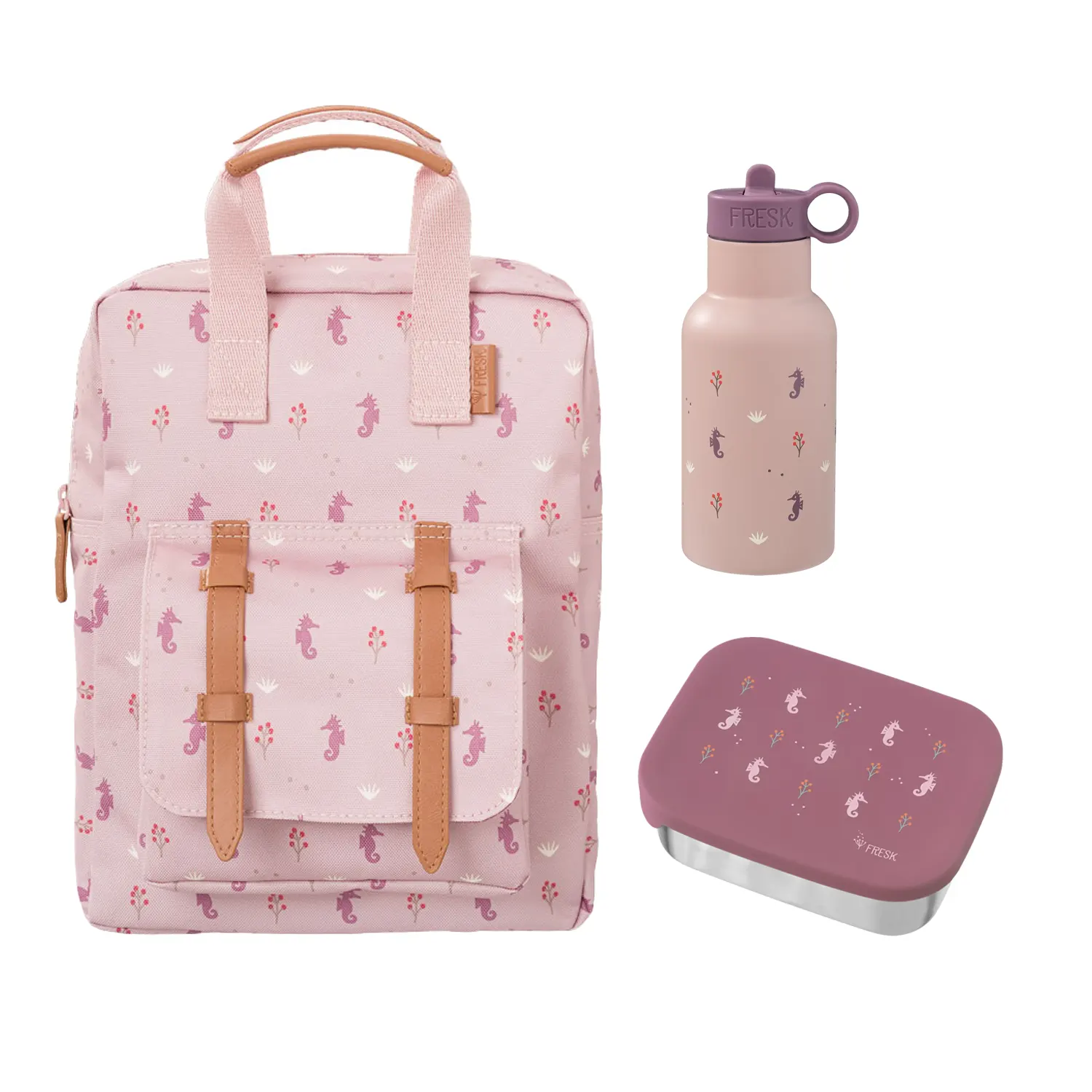 Fresk Kinderrucksack Set 3-teilig
