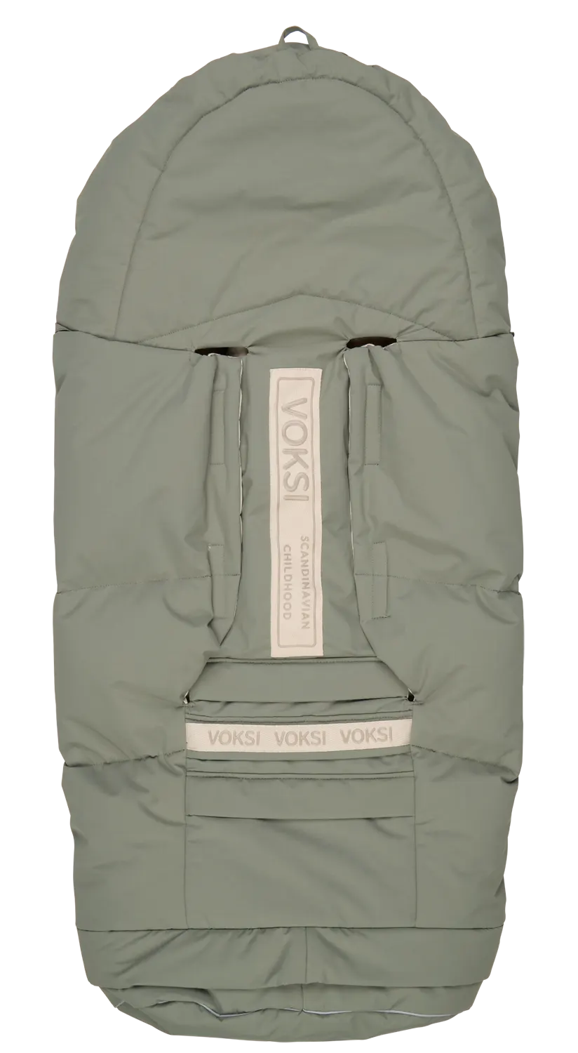 Voksi City Fußsack Maedow Green Rückseite