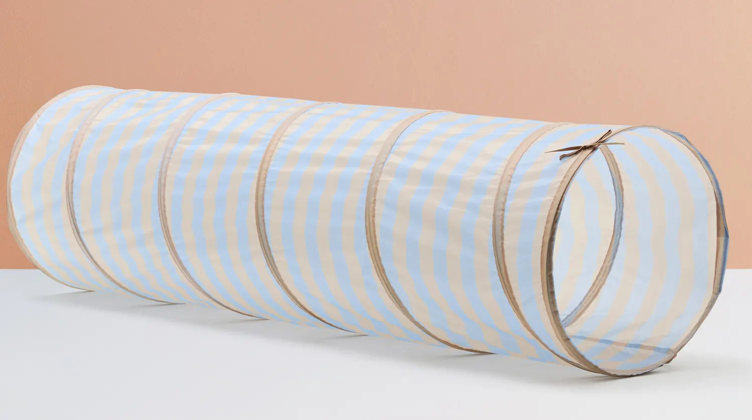 Kids Concept Spieltunnel hellblau gestreift Lifestyle