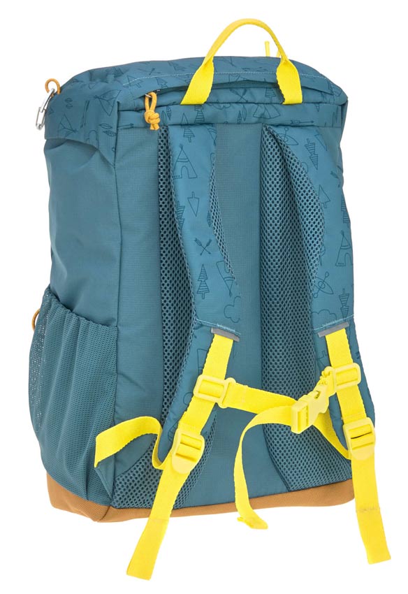 Lässig Rucksack Adventure Blau Rückseite