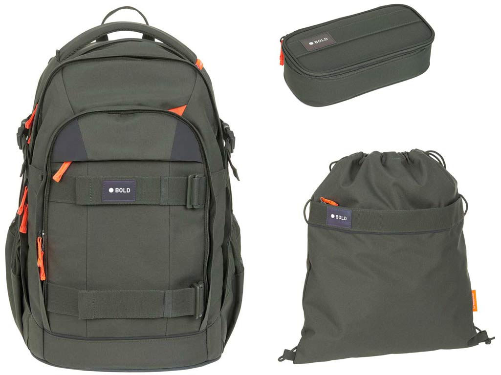 Lässig school set Bold with pencil case and gym bag