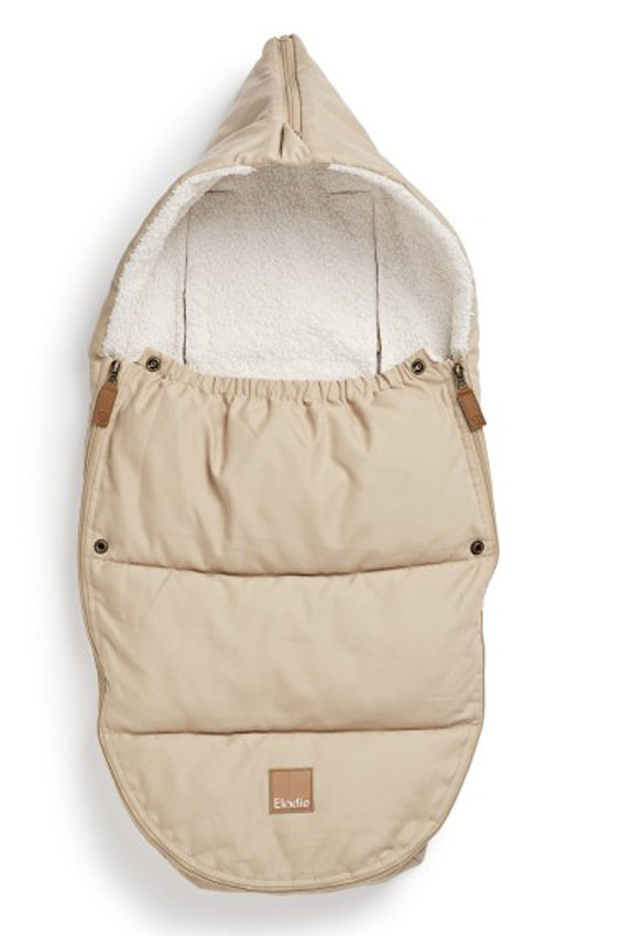 Elodie footmuff for baby car seat kaki
