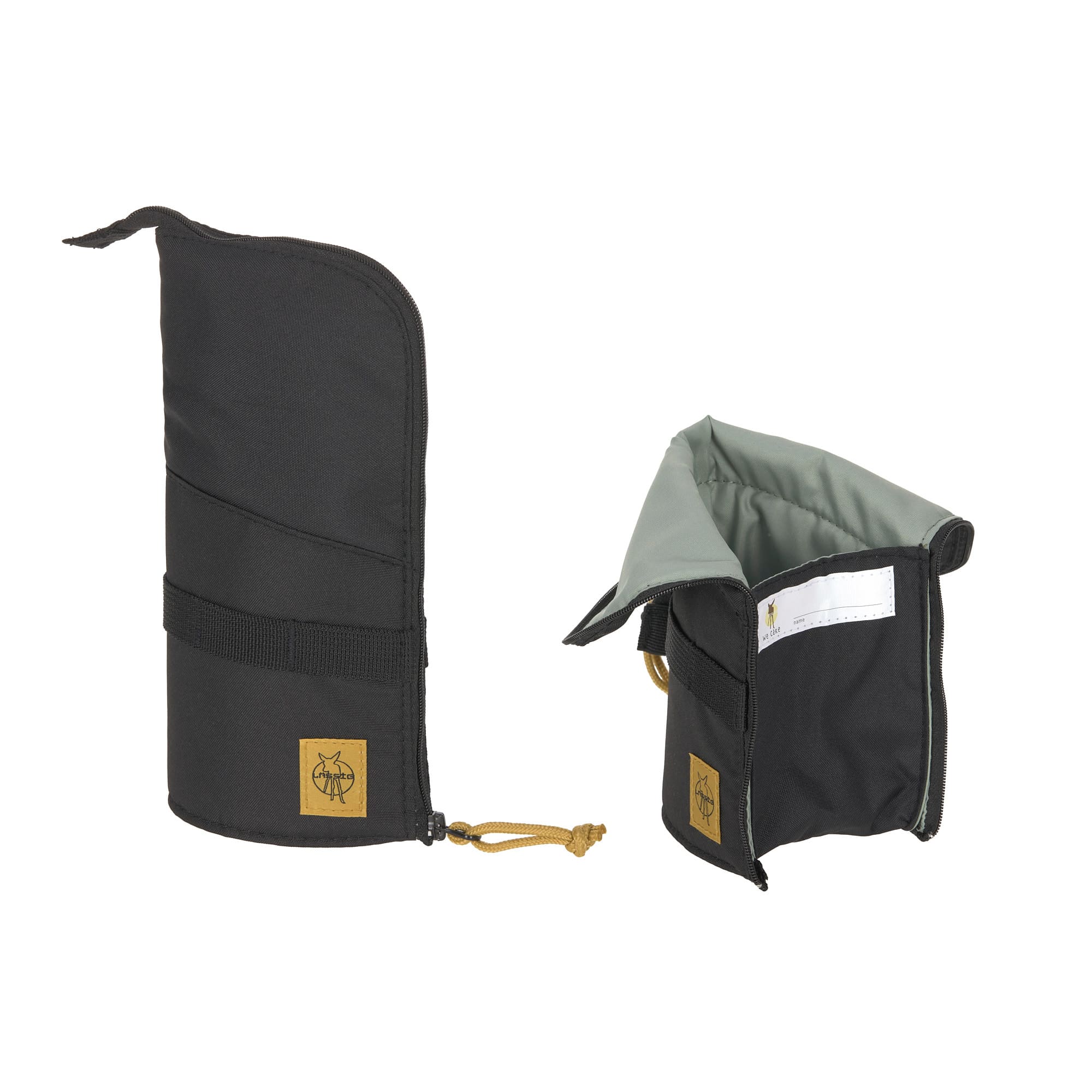 Lässig Schulranzen Set Boxy Unique Schwarz Kramtasche