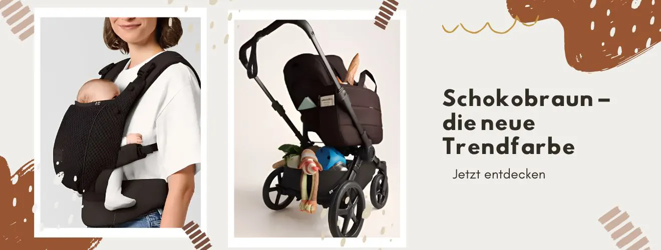 Schokobraun - Entdecke die neue Trendfarbe für Kinderwagen und Kindersitze
