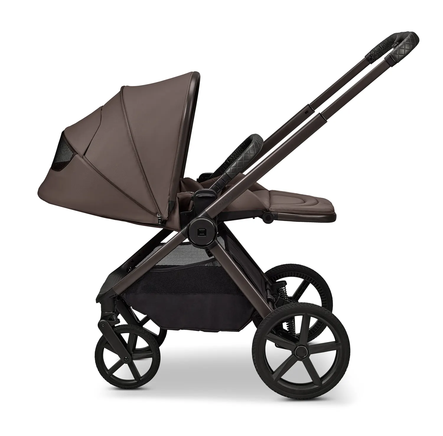 moon gio fold greige buggy liegen