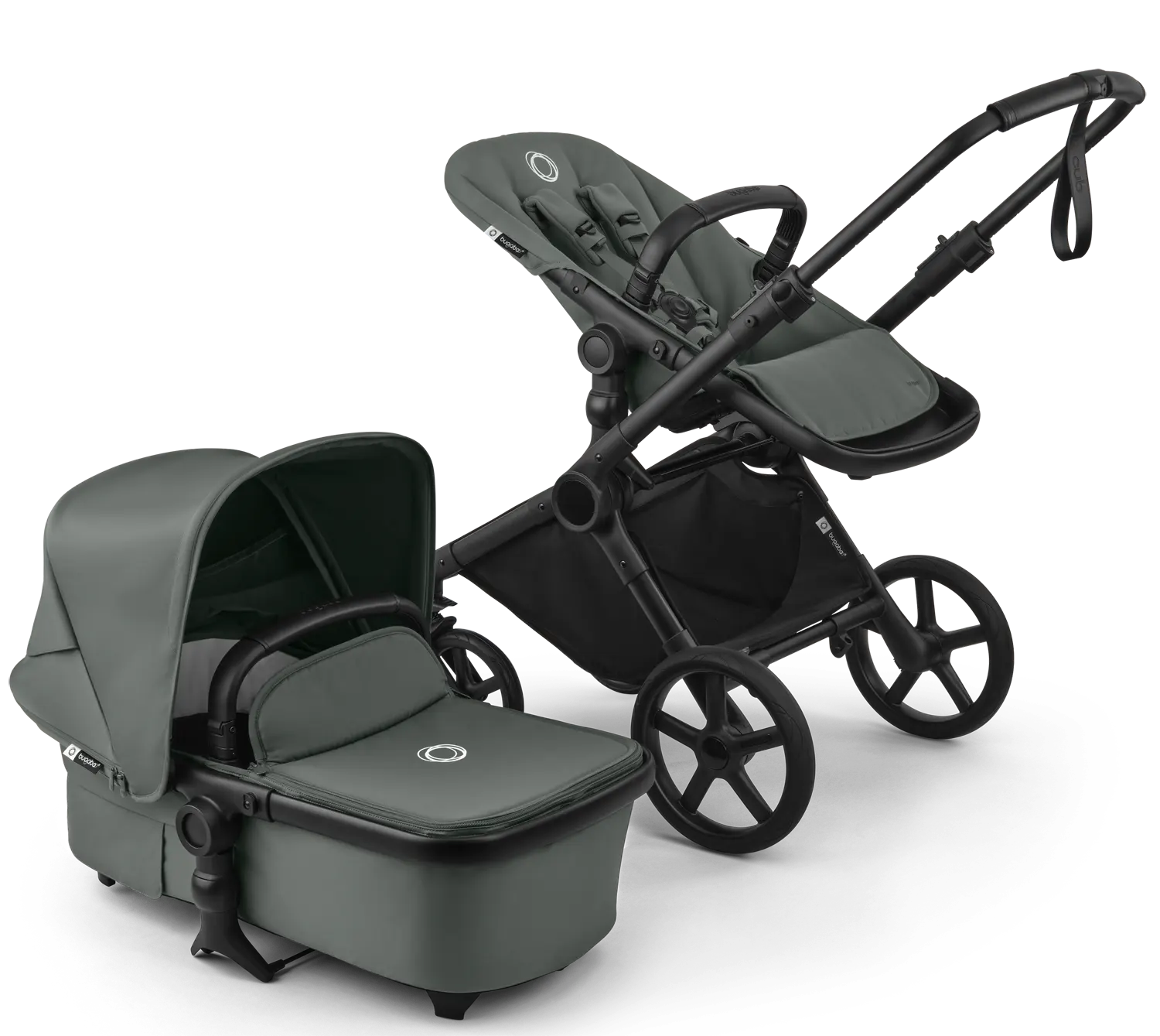 bugaboo cub forest green komplett sitz