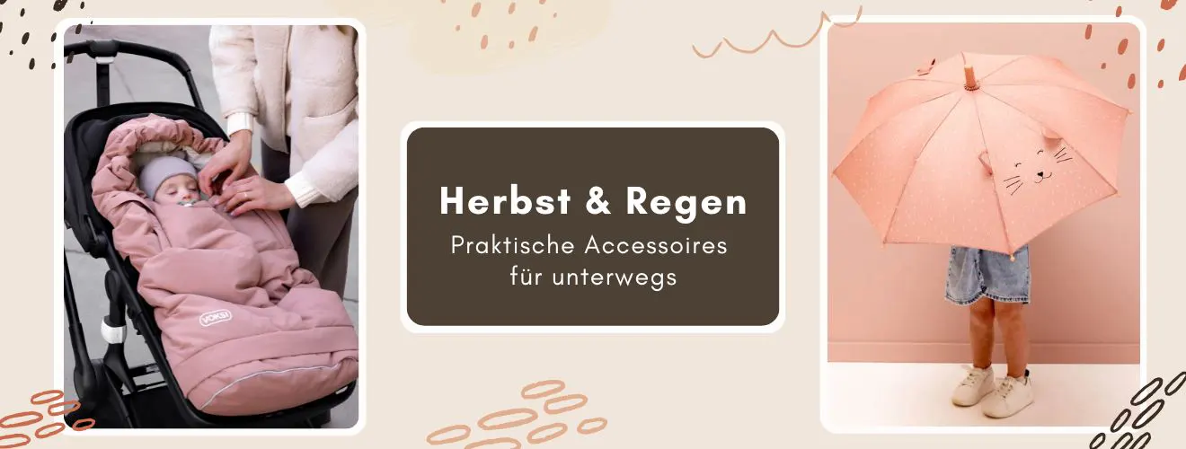 Herbst Accessoires für Kinderwagen und Kindersitze