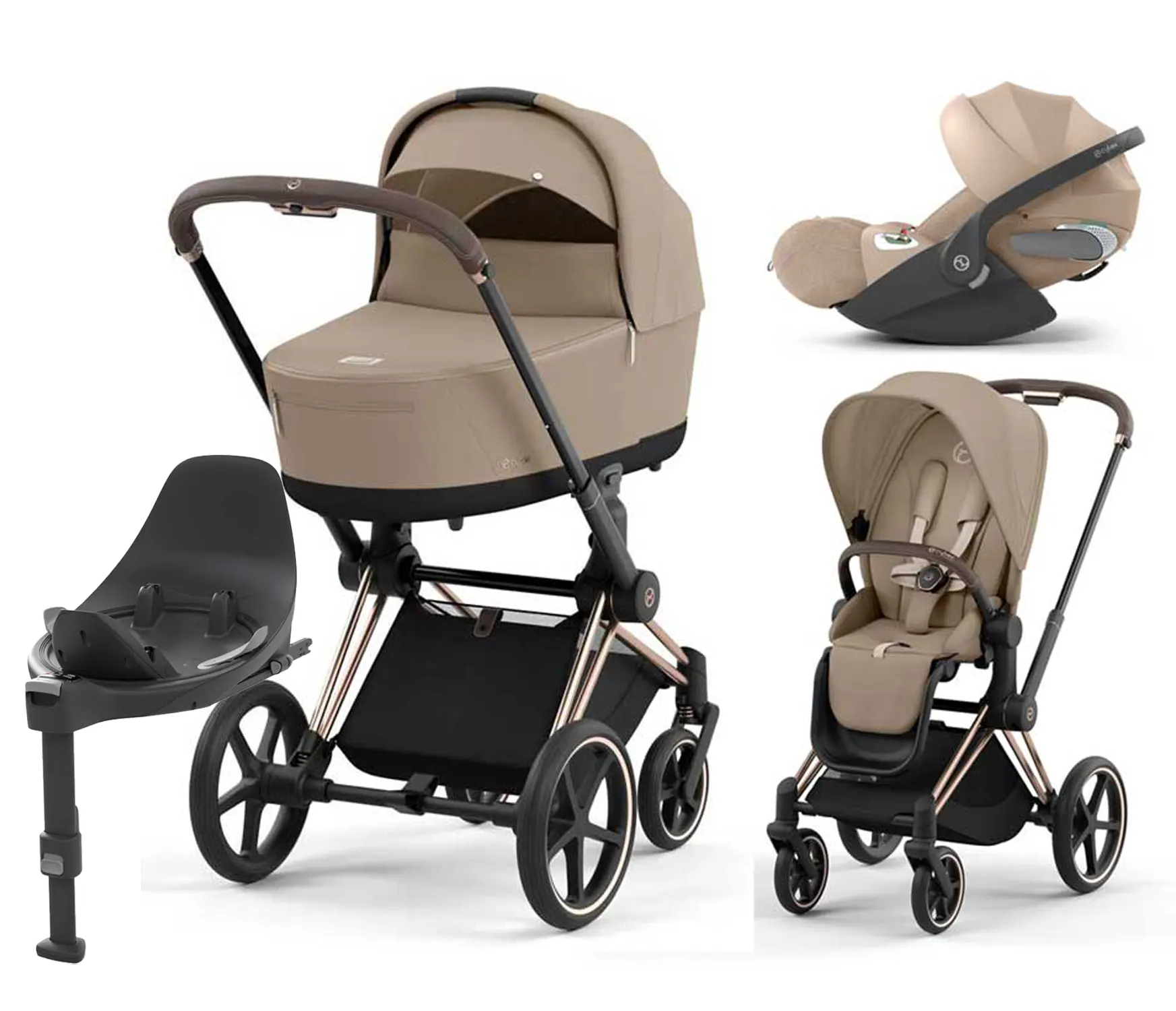 Cybex Priam 4 Kinderwagen Set 4-in-1