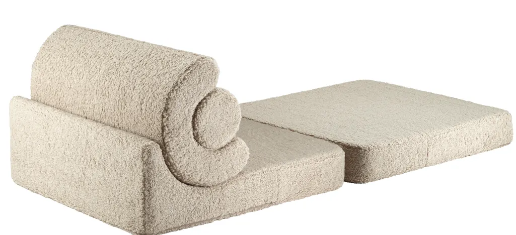 Wigiwama Klappsessel Flipster biscuit ausgebreitet
