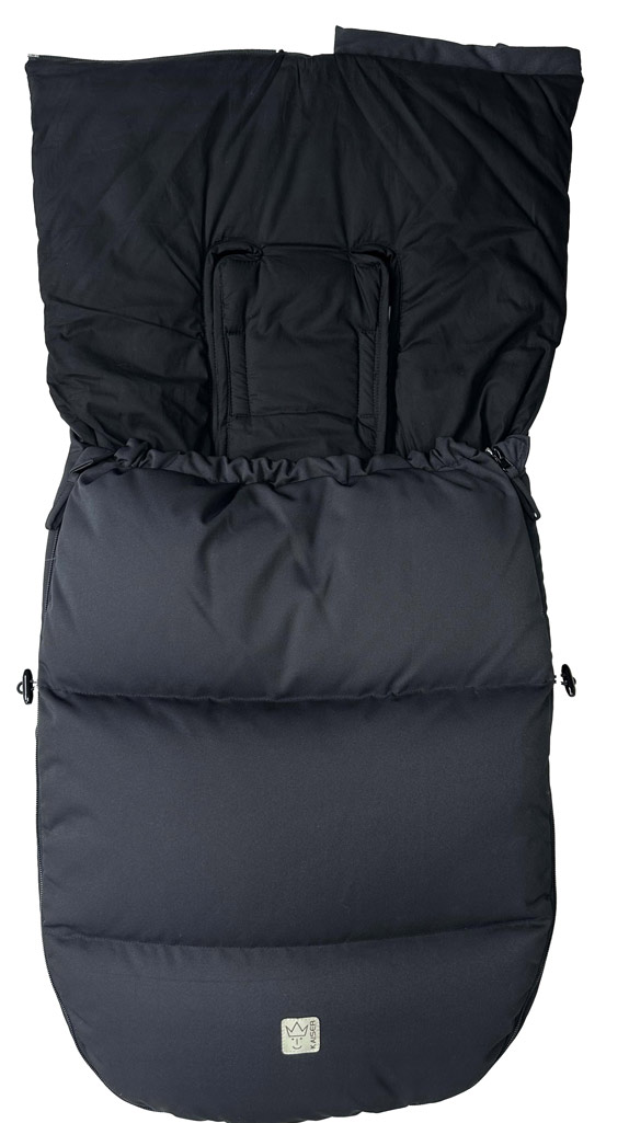 Kaiser Kinderwagen Fußsack Dowwny XL Schwarz