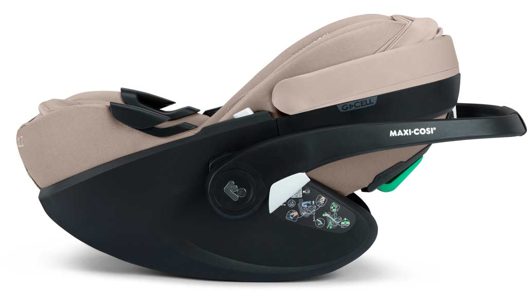 Joolz Maxi Cosi Pepple 360 Pro Babyschale Sandy Taupe Liegeposition
