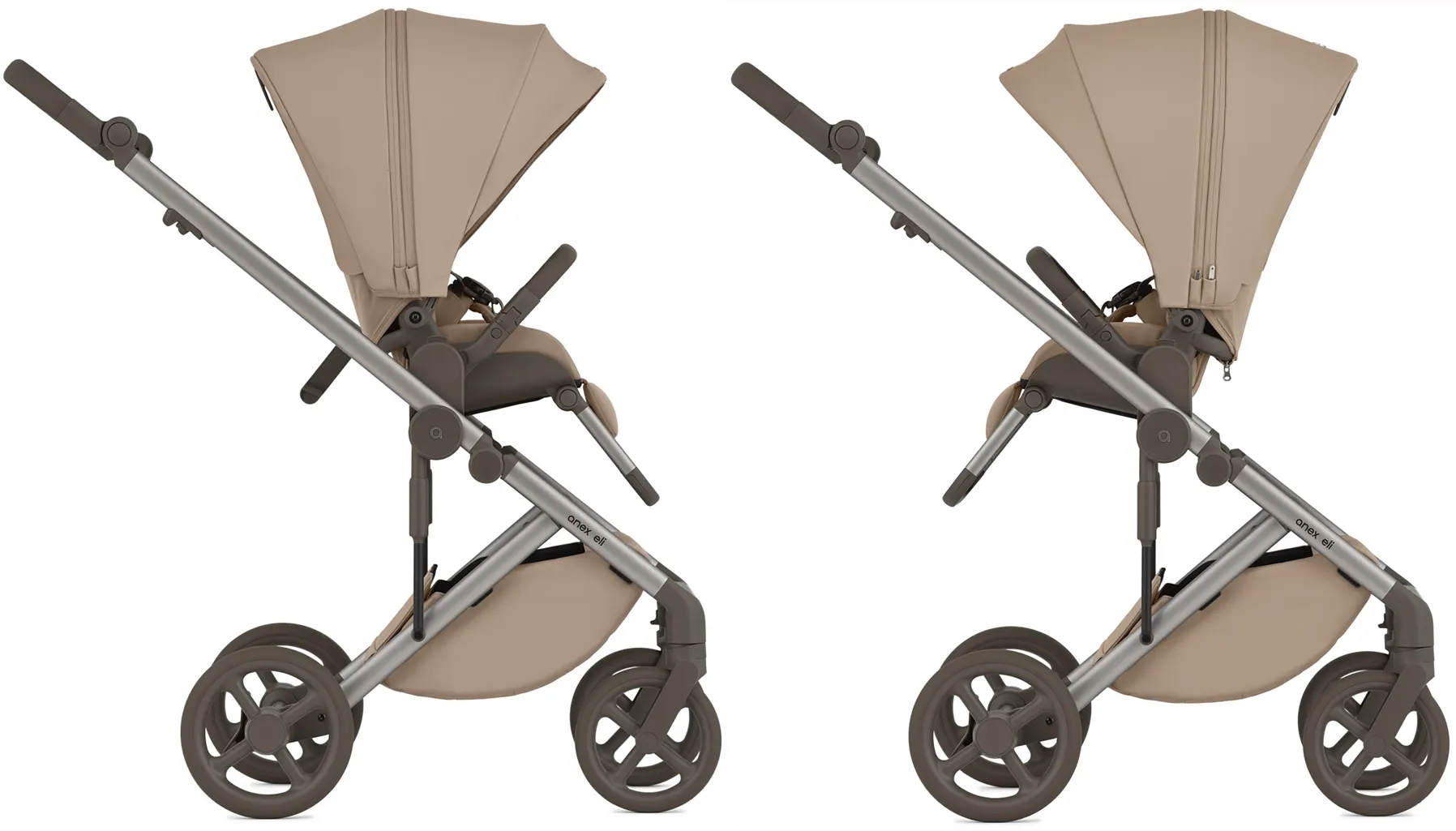 Anex Eli Kinderwagen 3-in-1 mit Cybex Cloud T i-Size Liegefunktion