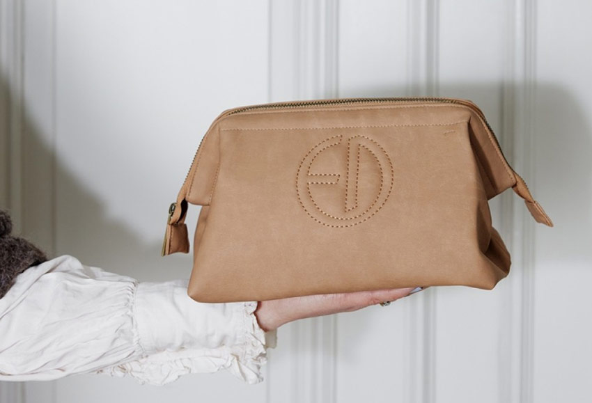 elodie toiletry bag aviator brown lifestyle