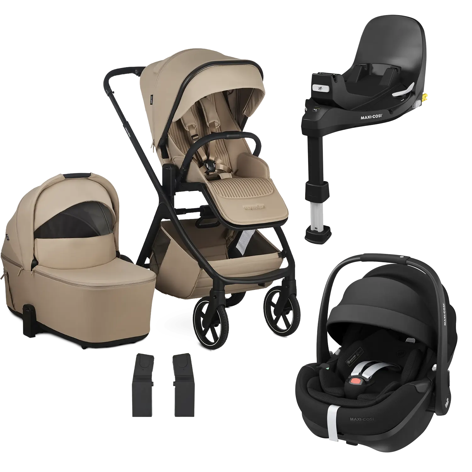easywalker Zoey Go 4-in-1 Kombikinderwagen sand