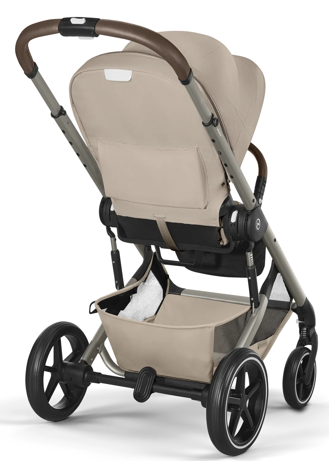 cybex balios s lux 2026 almond beige back