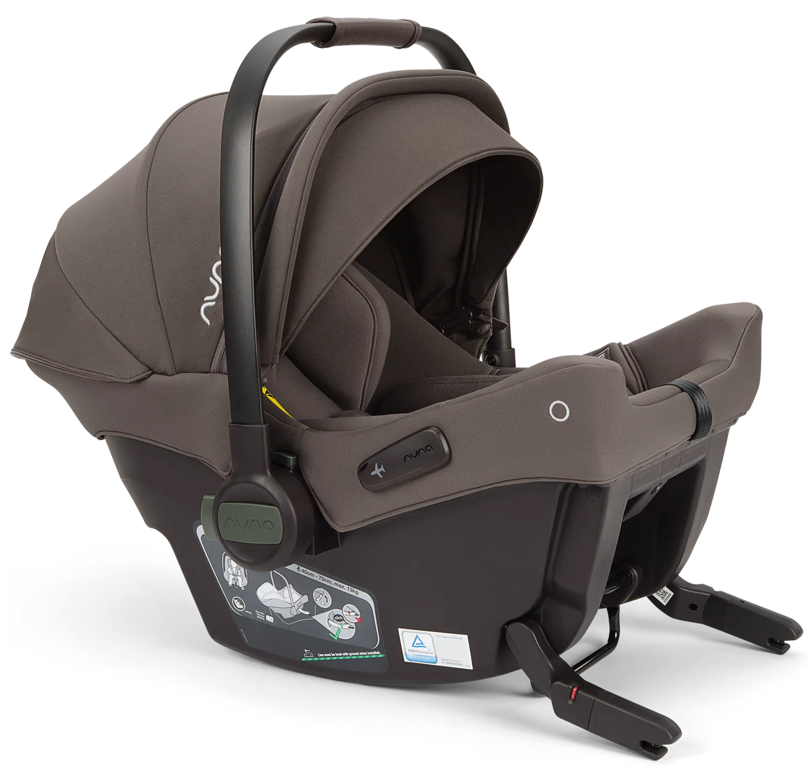 Nuna PIPA urbn Babyschale integrierte ISOfix bruan