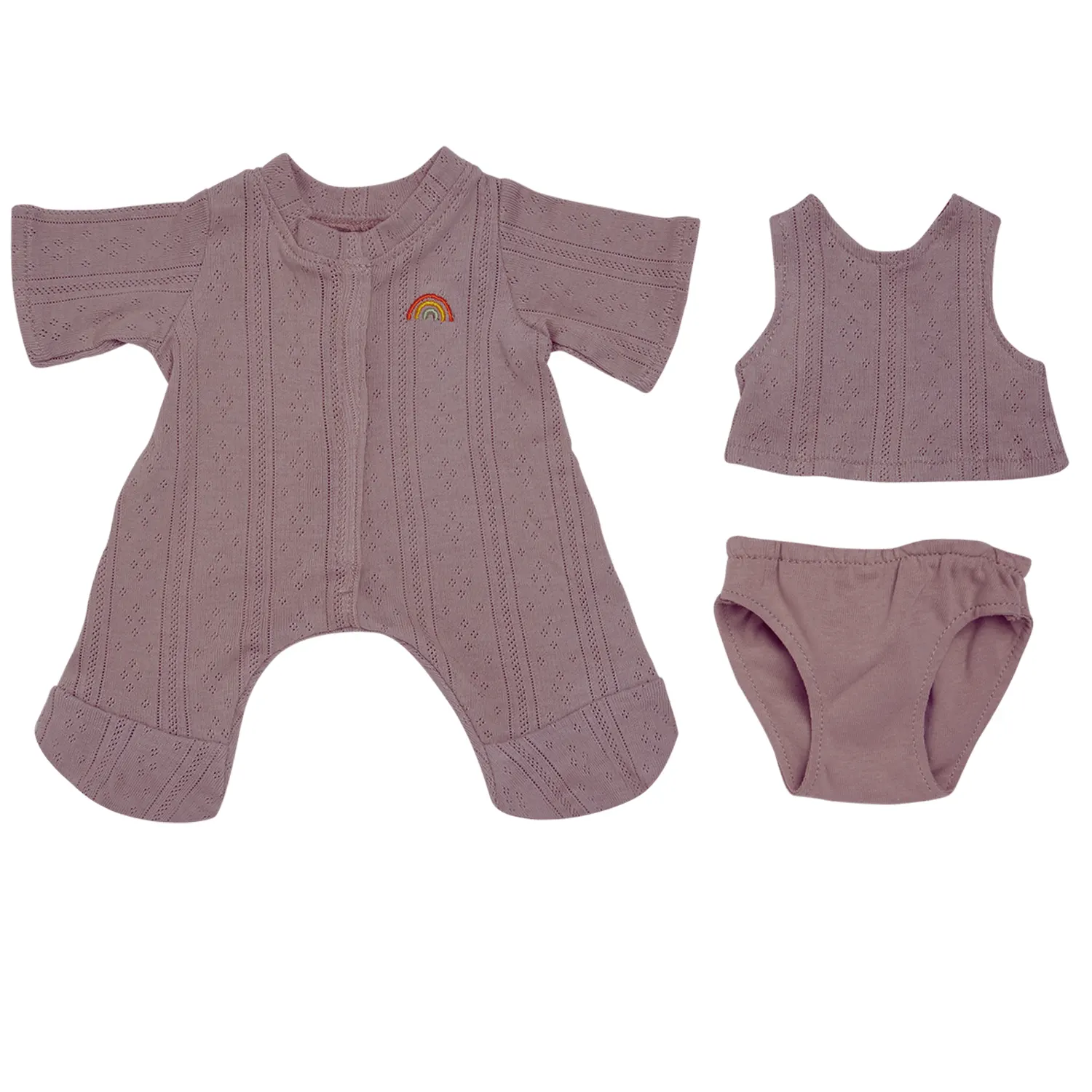Olli Ella Puppen Outfit Pyjama Set Lavender