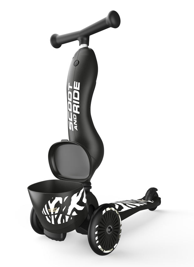 Scoot and Ride Highwaykick 1 Lifestyle Zebra Roller