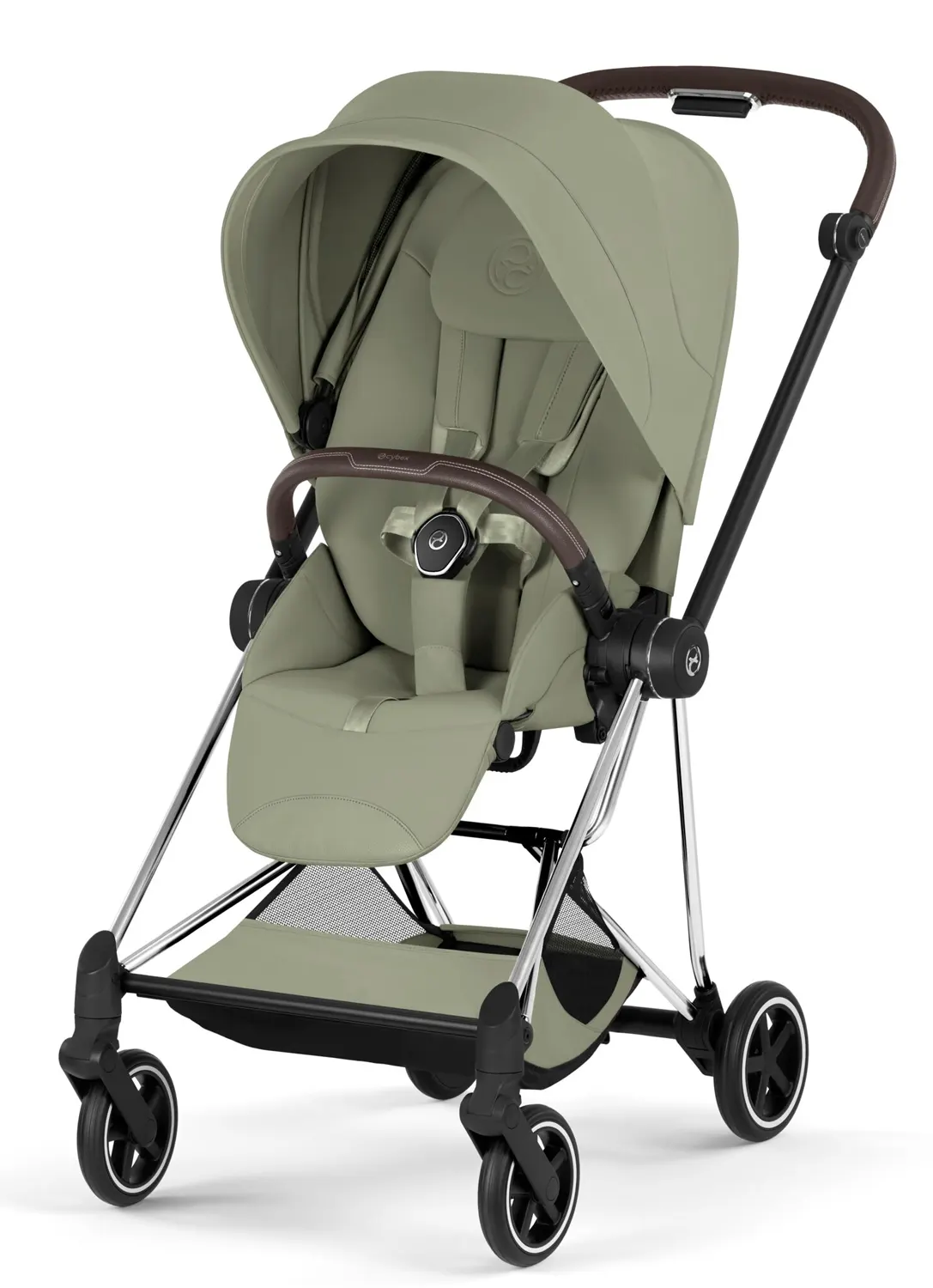 Cybex Mios  Style Buggy Chrome Brown Sage Green