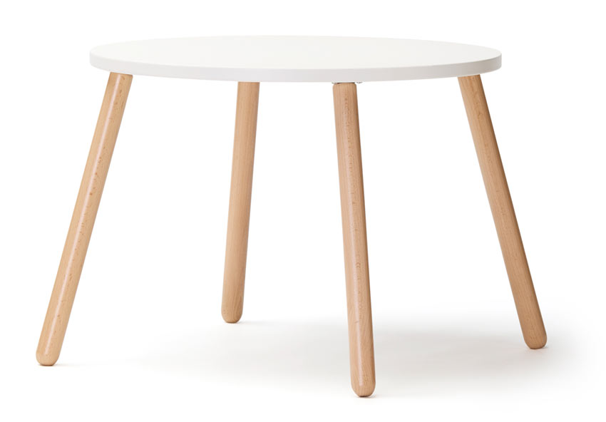 Kids Concept Tisch und Hocker Weiß Tisch