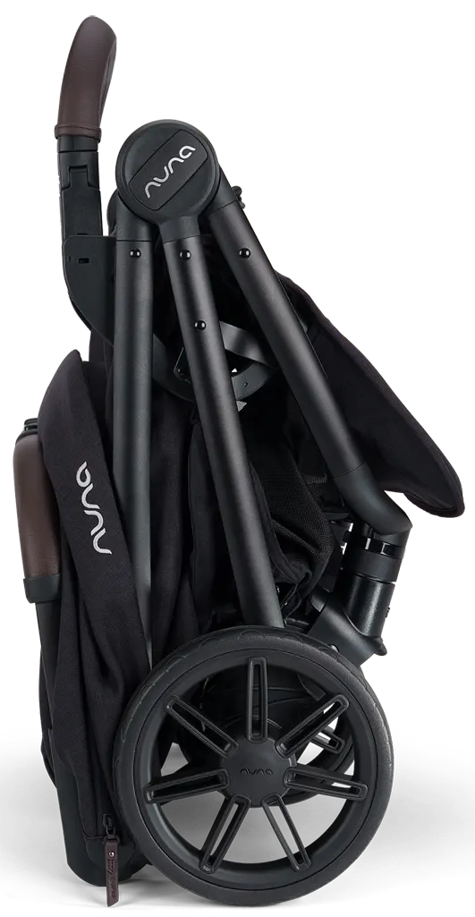 Nuna TRVL urbn schwarz Buggy gefaltet