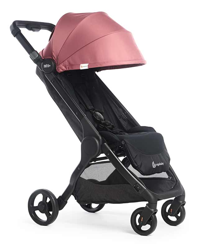 Ergobaby Metro+ Verdeck Rosa am Buggy