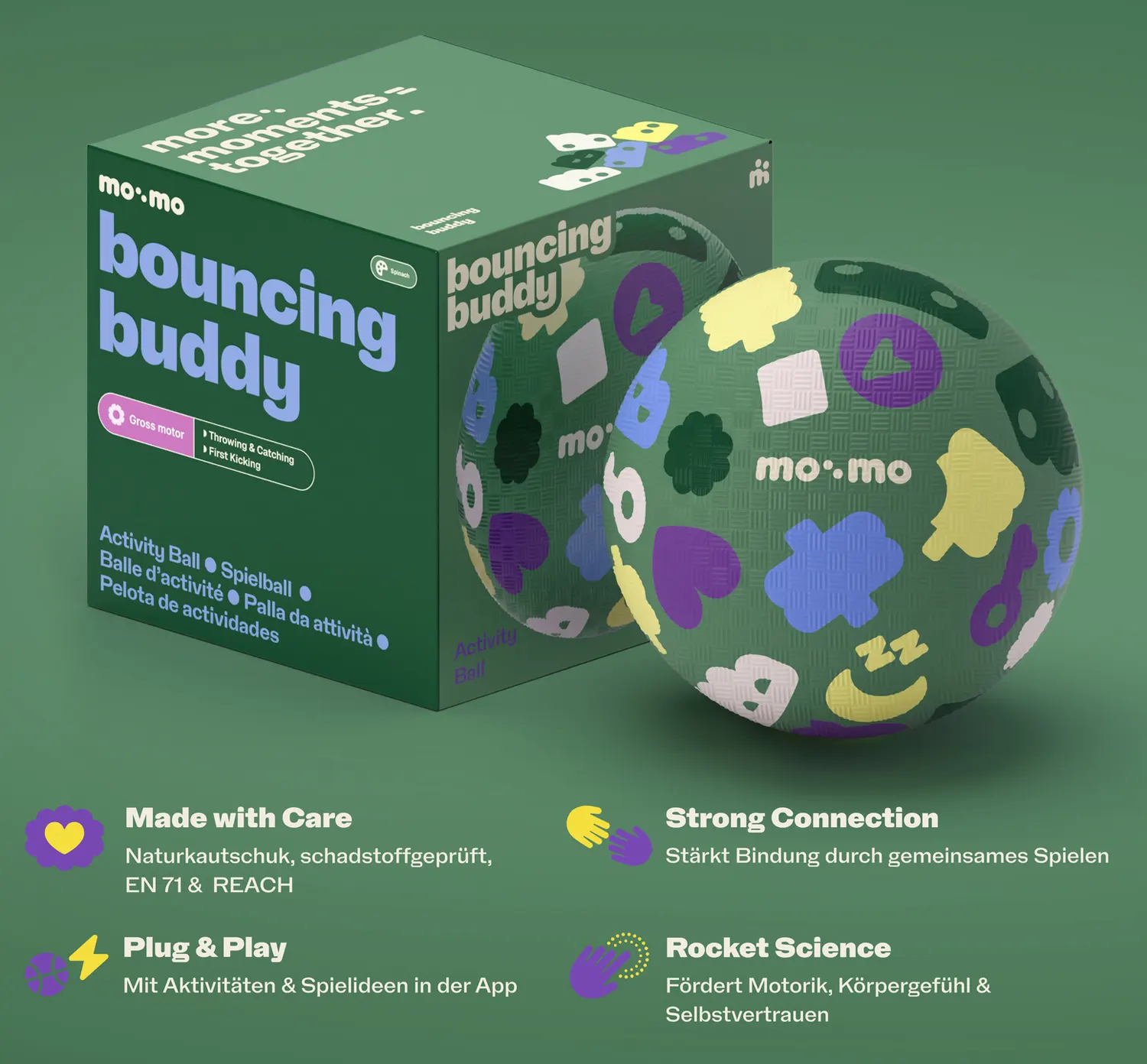 mo:mo Bouncing Buddy Spielball
