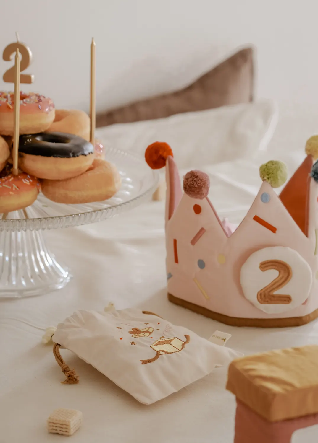 Fabelab Geschenkbeutel Rose lifestyle Gesburtstagstisch