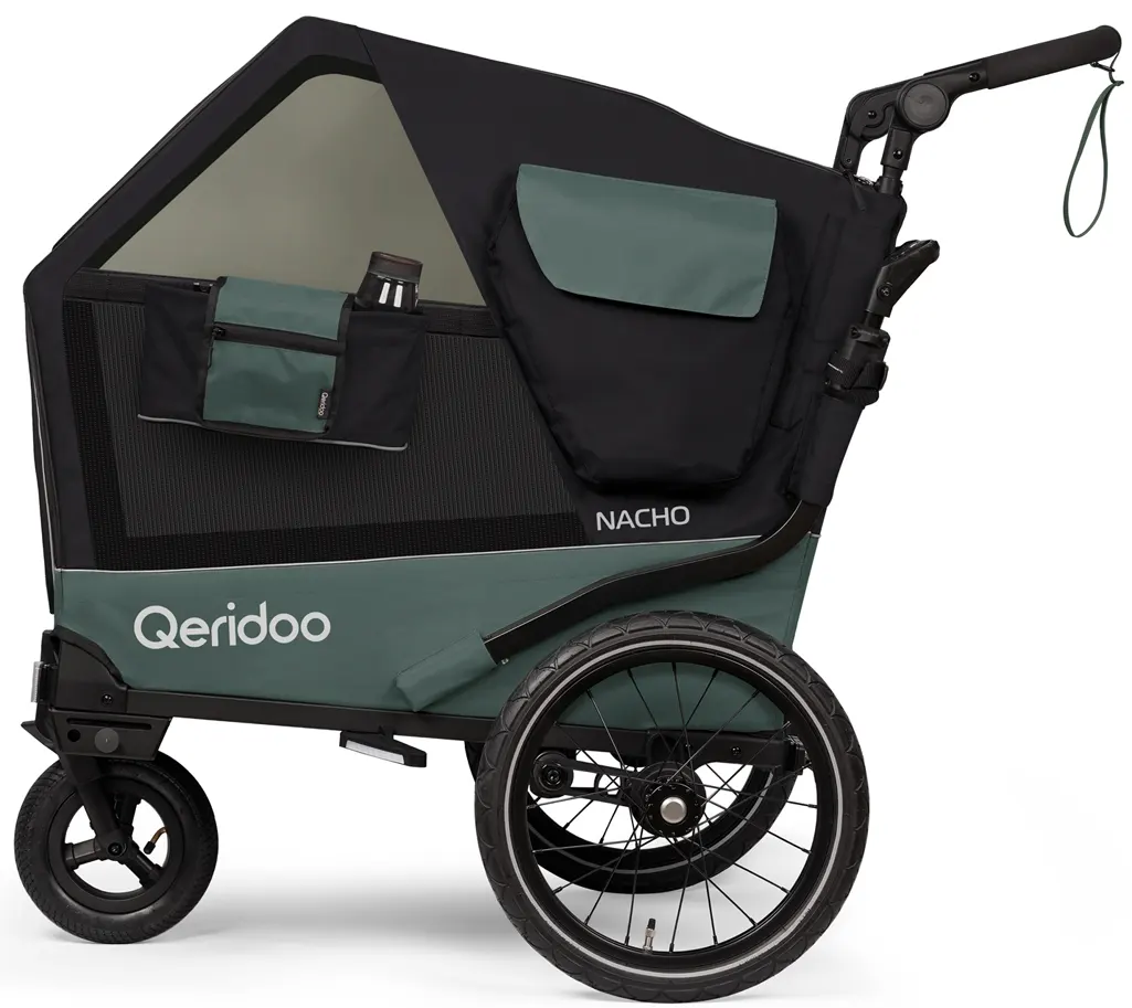 Qeridoo Nacho M Hundeanhänger Buggymodus Seitenansicht