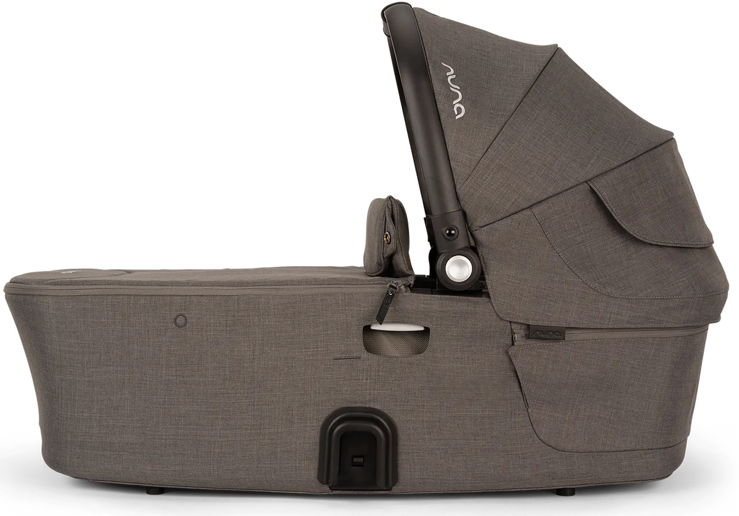 Nuna Demi next carrycot grey side view