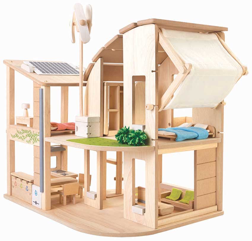 plantoys-puppenhaus-oeko-moebliert-7156 PlanToys Puppenhaus Öko möbliert