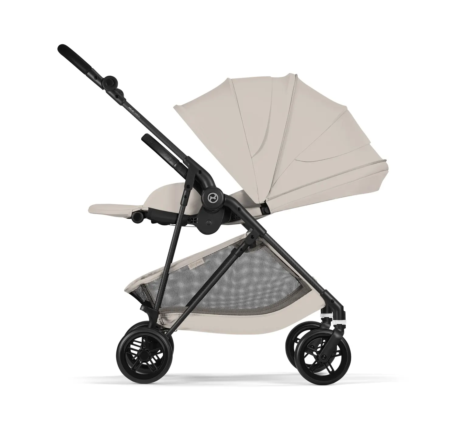 cybex melio carbon dune grey liegen