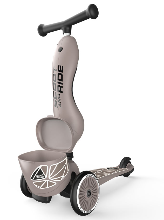 Scoot and Ride Highwaykick 1 Lifestyle Brown Lines Roller