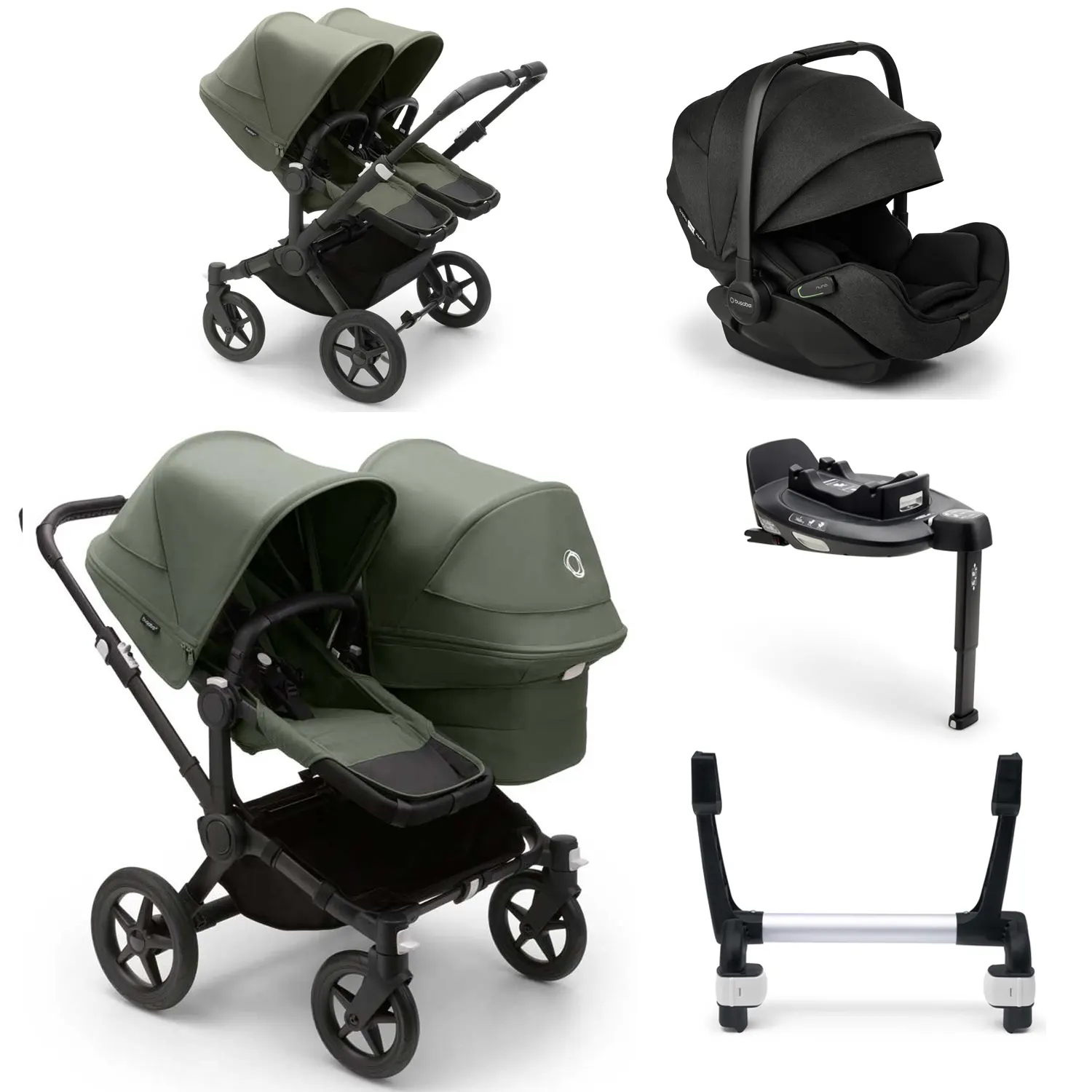 Bugaboo Donkey 5 Duo Geschwisterwagen Set