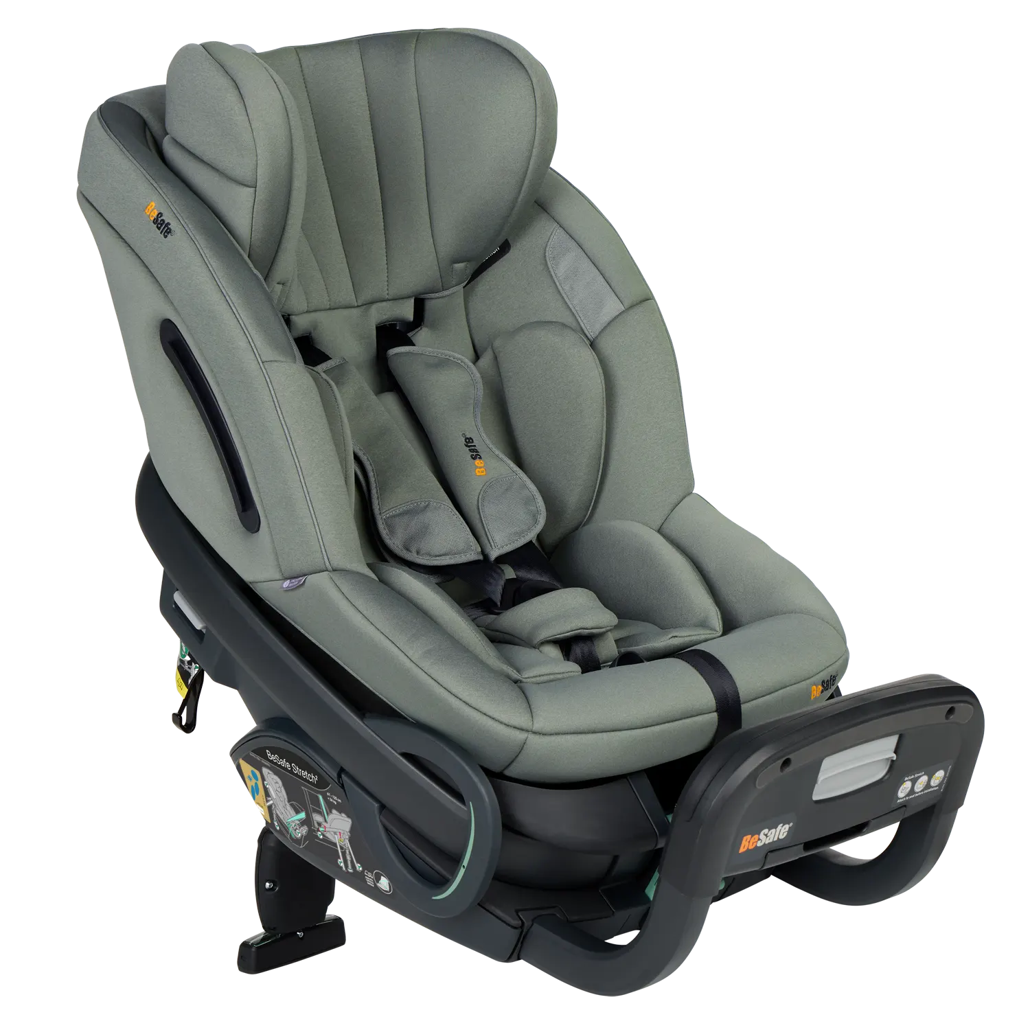 besafe stretch2 meadowgreen softbreeze seitlich