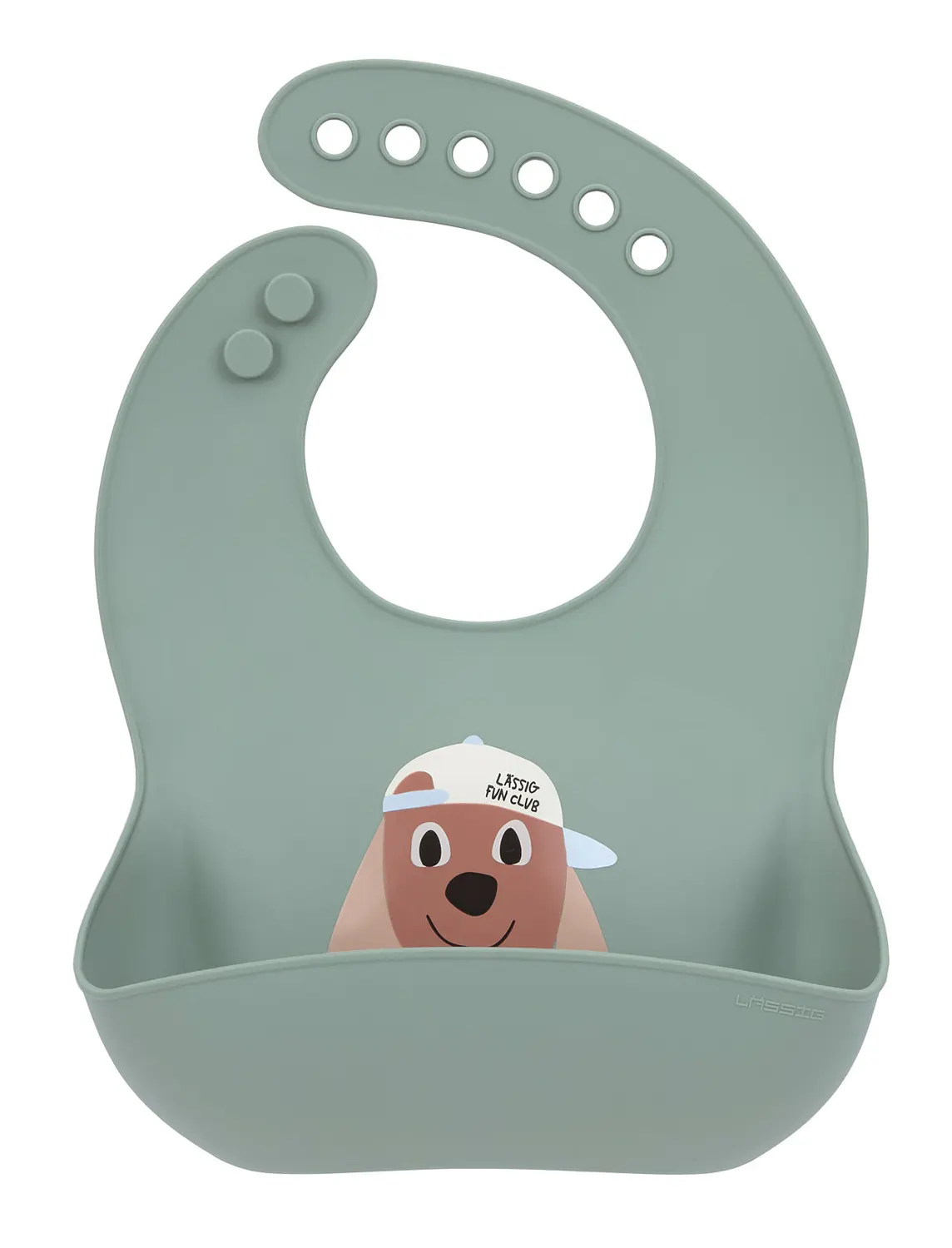 Lässig Silikonlätzchen Tiny Team Hund