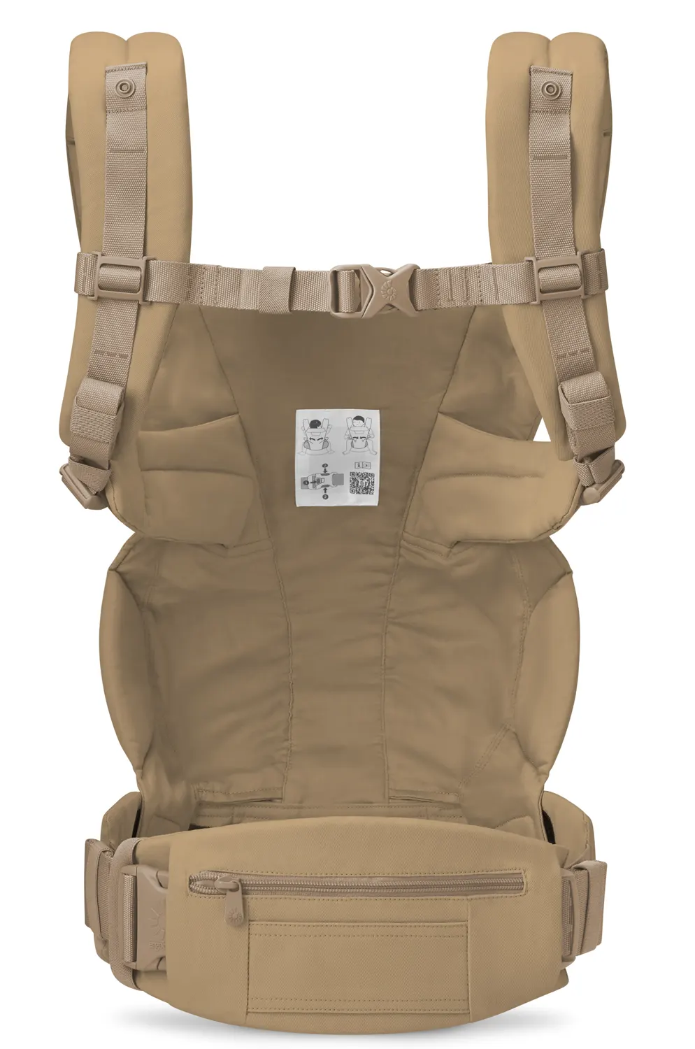 Babytrage Ergobaby Omni Deluxe Baumwolle Camel hinten