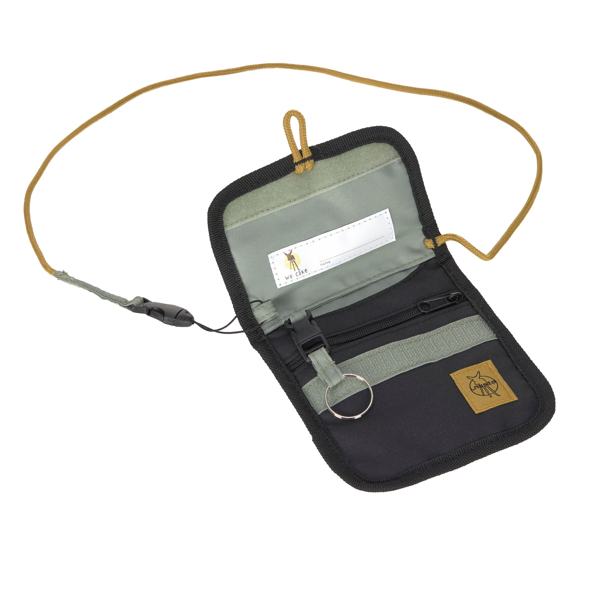 Lässig Schulranzen Set Boxy Unique Schwarz Geldbörse