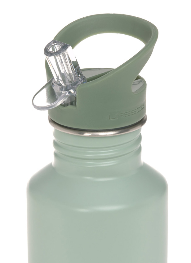 Lässig Trinkflasche Edelstahl Green Trinkverschluss