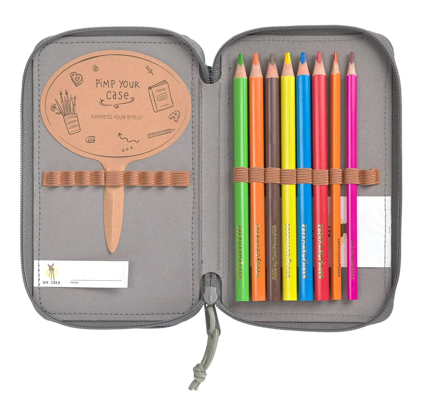 Lässig pencil case speckleys anthracite accessories