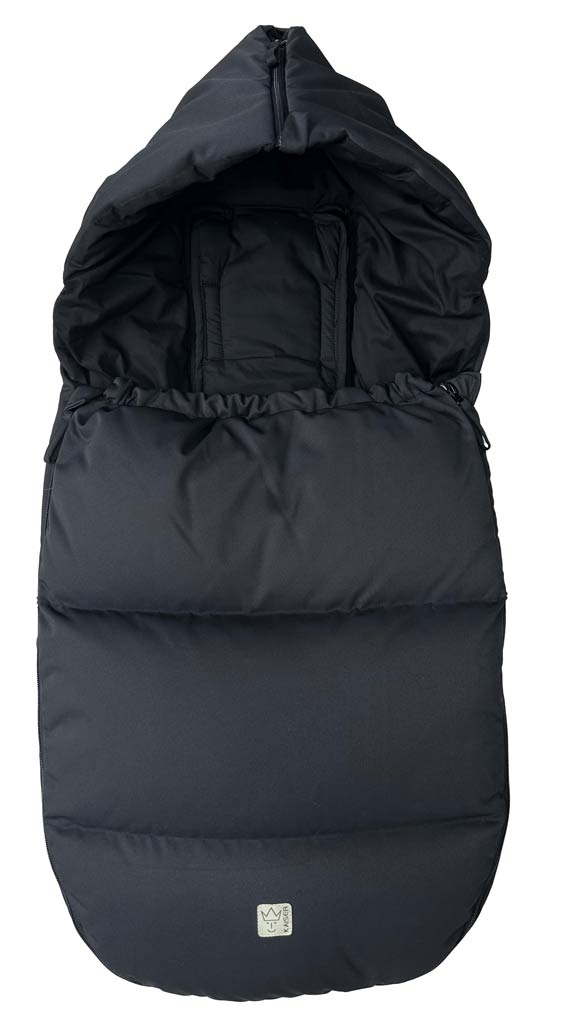 Kaiser Kinderwagen Fußsack Dowwny XL Schwarz
